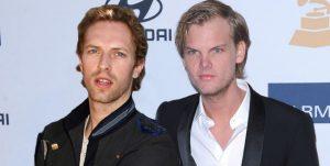 Avicii con Chris Martin dei Coldplay