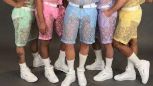 Gli short da uomo in pizzo da uomo