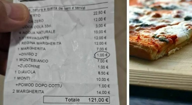 Scontrino pazzo a Porto Cesareo