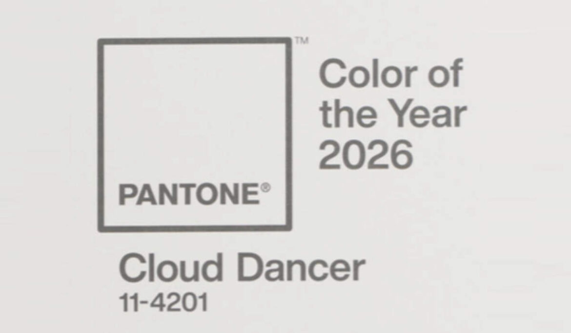 Cloud Dancer Pantone 2026.