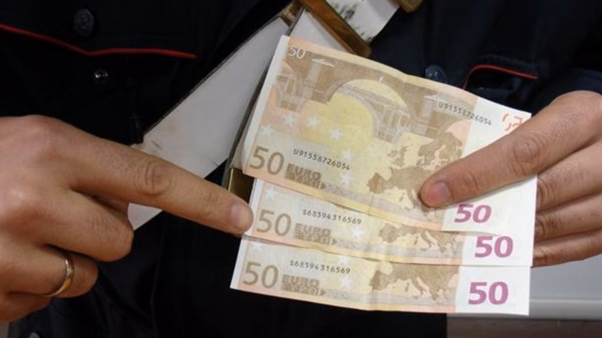 banconote false Napoli