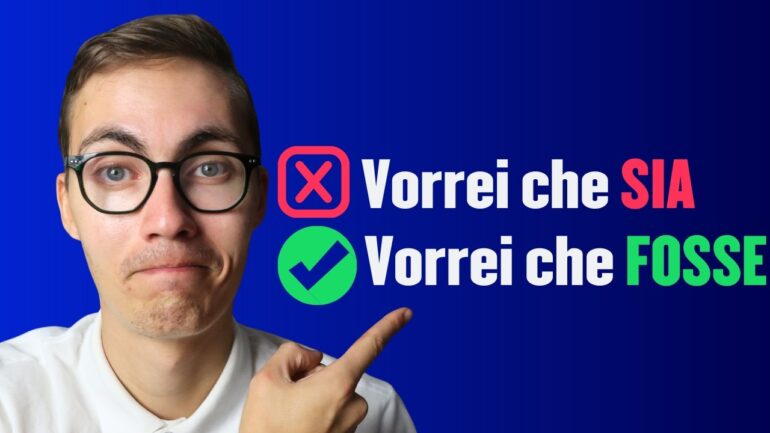errori congiuntivo italiano