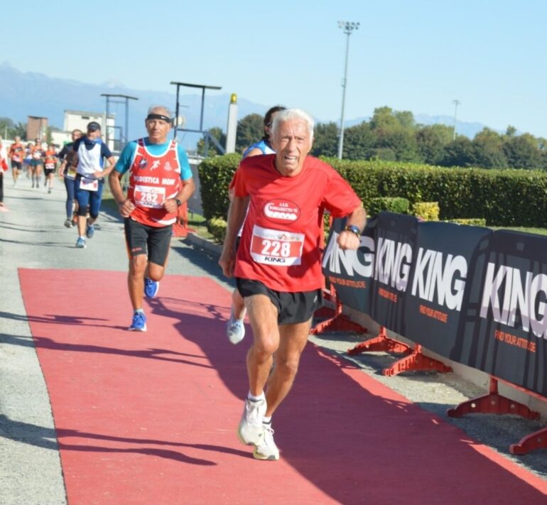 Giuseppe Damato record mezza maratona 90 anni