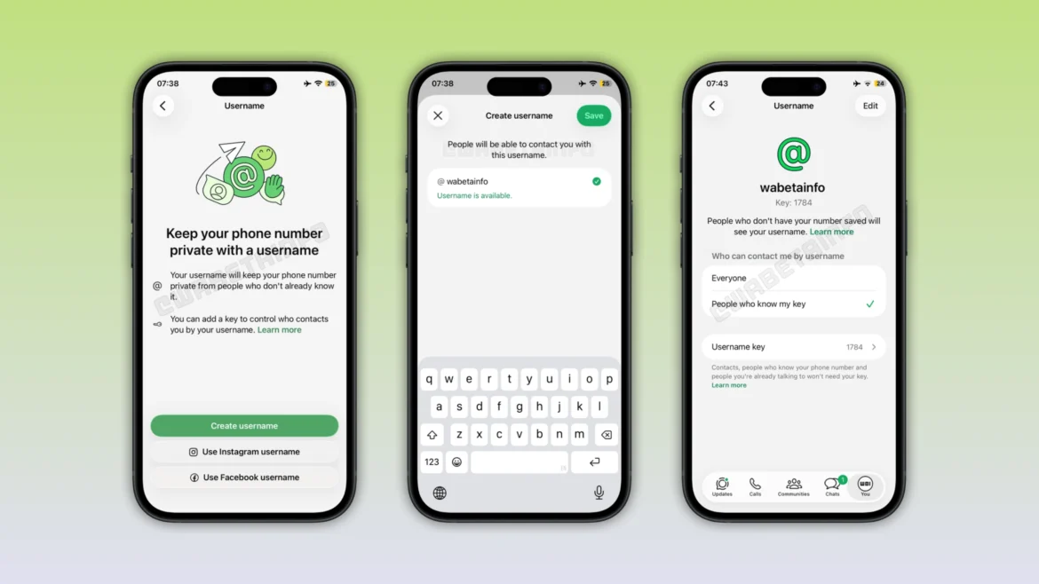 username WhatsApp