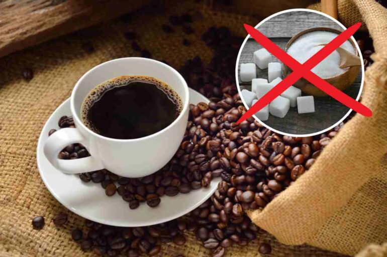 affè con zucchero o senza